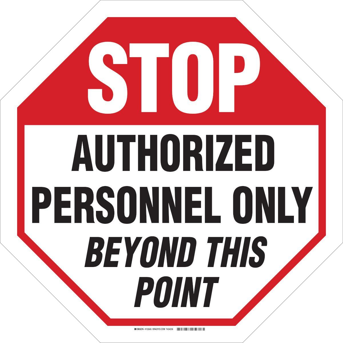 Brady® 103645 Parking & Traffic Signs