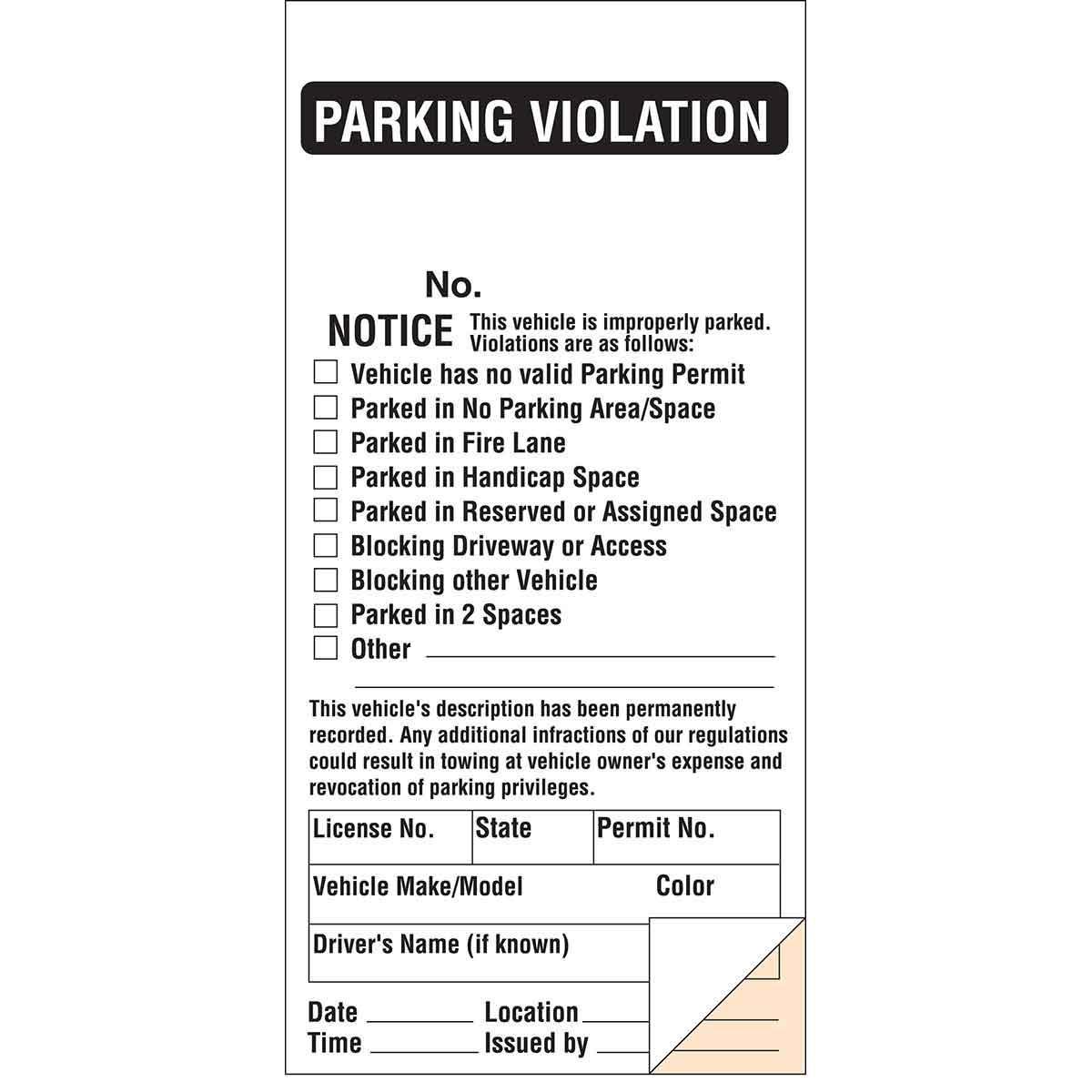 Brady® 103649 Parking & Traffic Signs