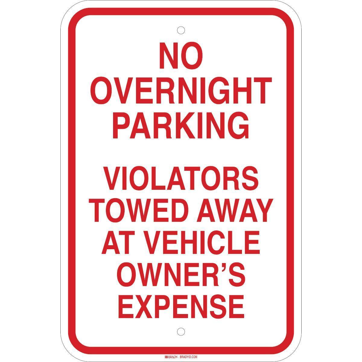 Brady® 103705 Parking & Traffic Signs
