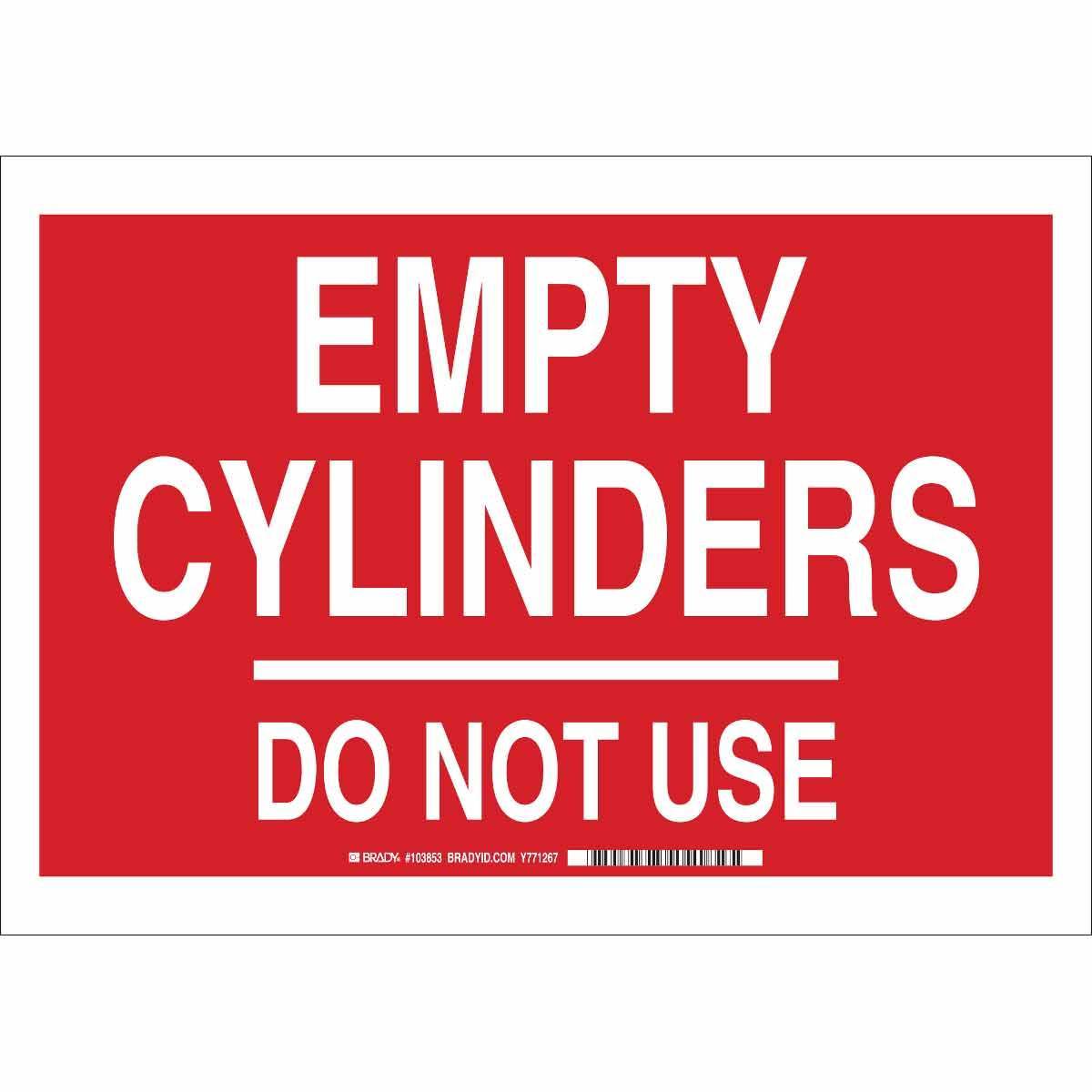 Brady® 103854 Chemical & Hazardous Material Signs