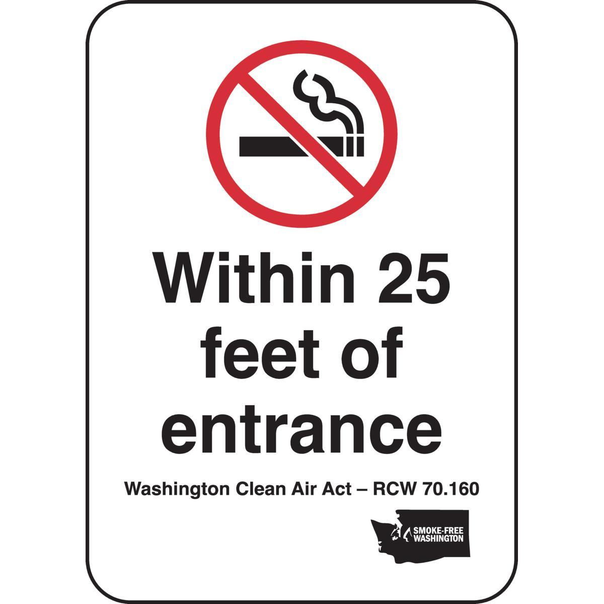 Brady® 104997 No Smoking & Restricted Activity Signs