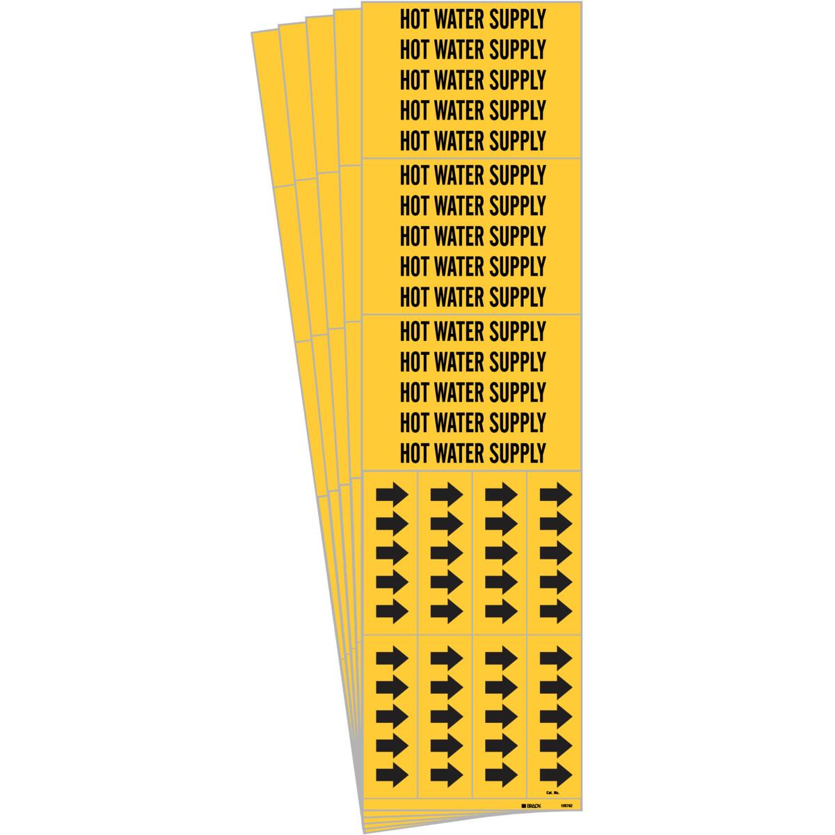 Brady® 7043-4-PK Pipe Markers
