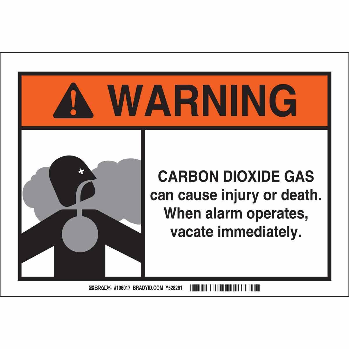 Brady® 106017 Chemical & Hazardous Material Signs