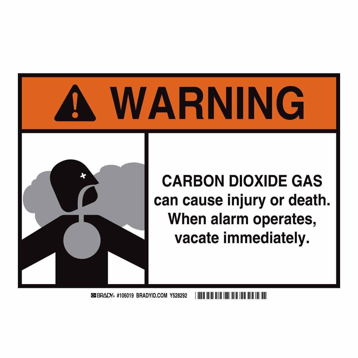 Brady® 106019 Chemical & Hazardous Material Signs