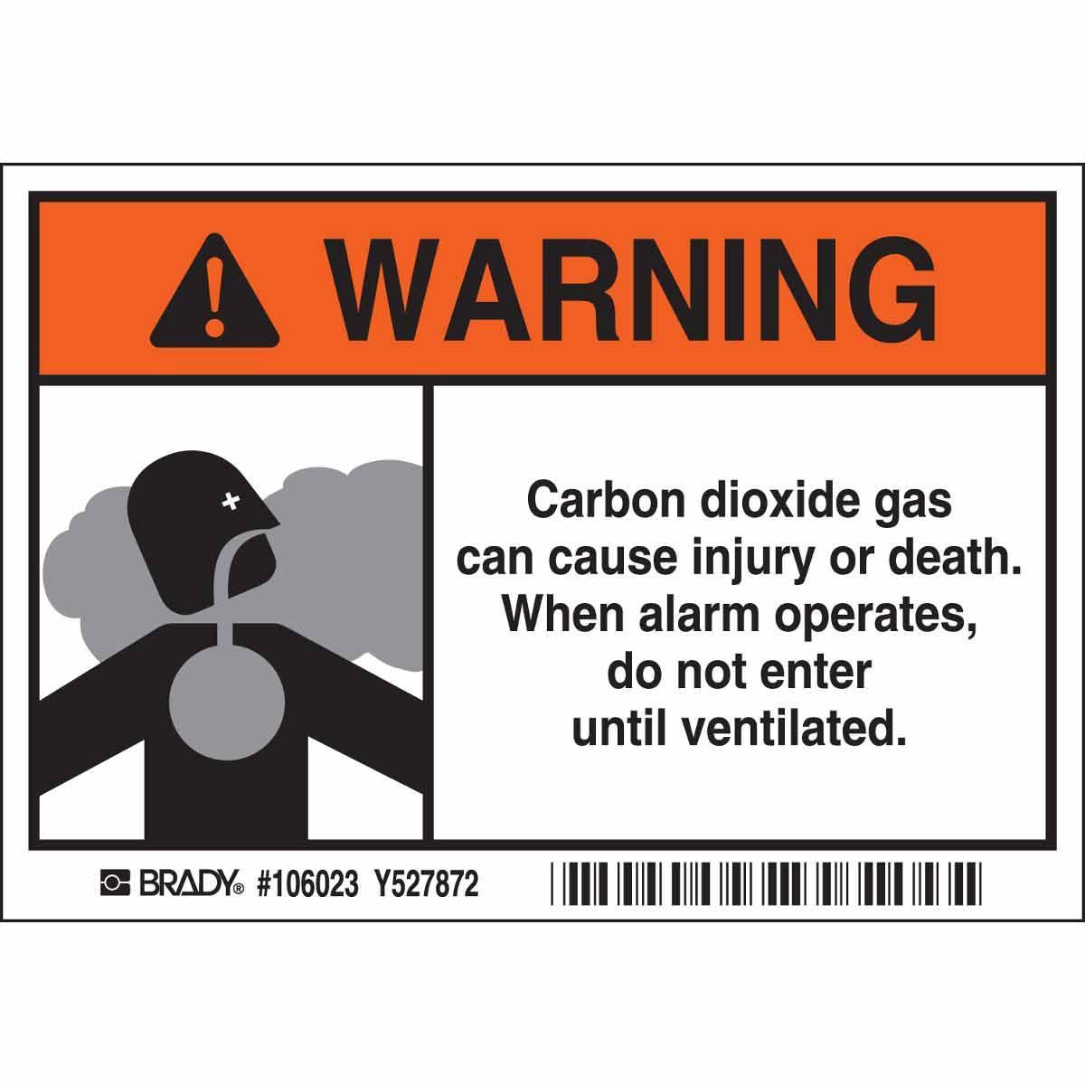 Brady® 106023 Chemical & Hazardous Material Signs