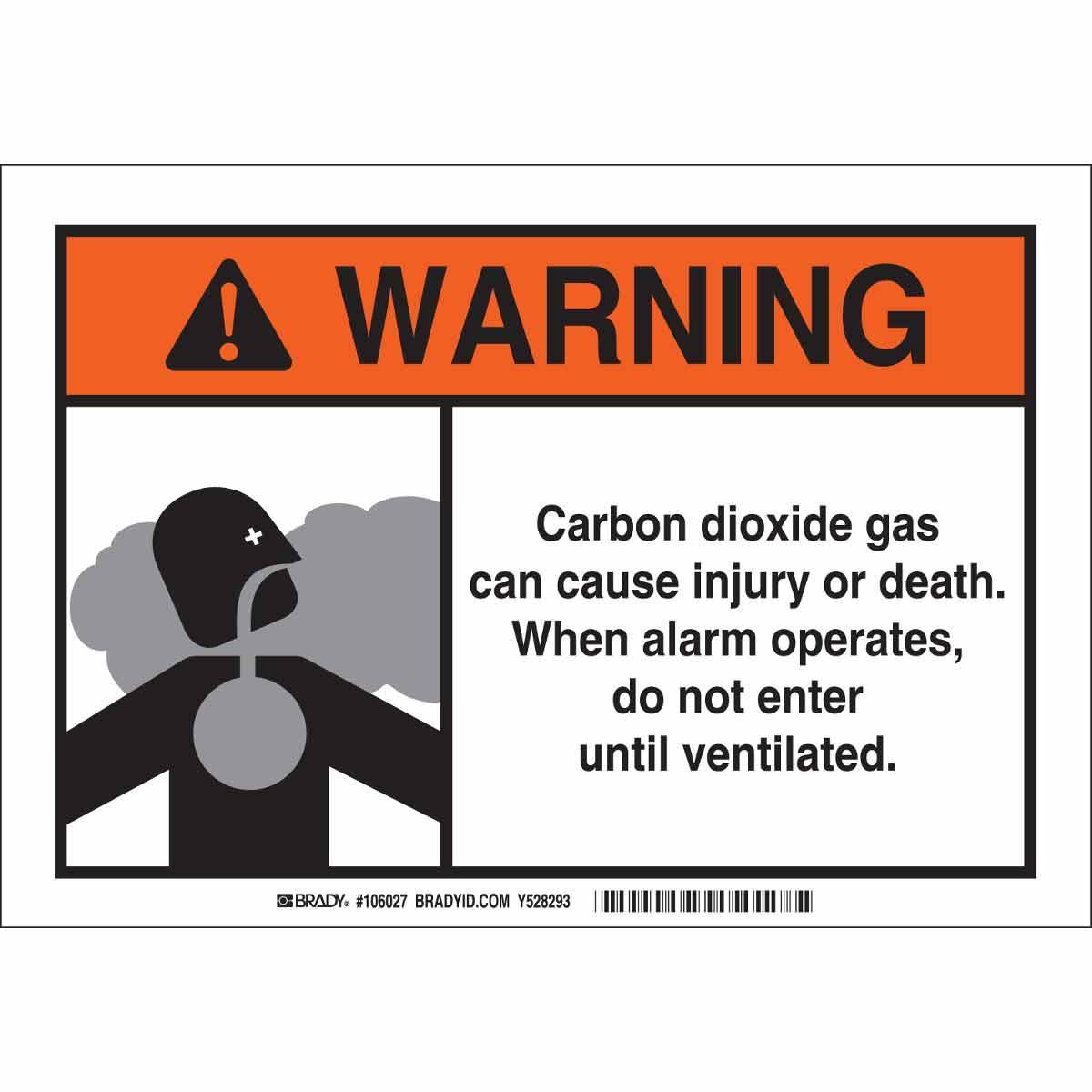 Brady® 106027 Chemical & Hazardous Material Signs