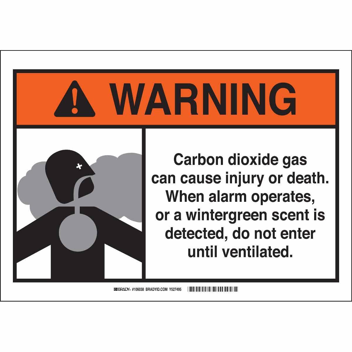 Brady® 106035 Chemical & Hazardous Material Signs