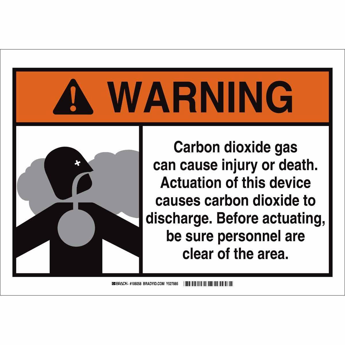 Brady® 106058 Chemical & Hazardous Material Signs