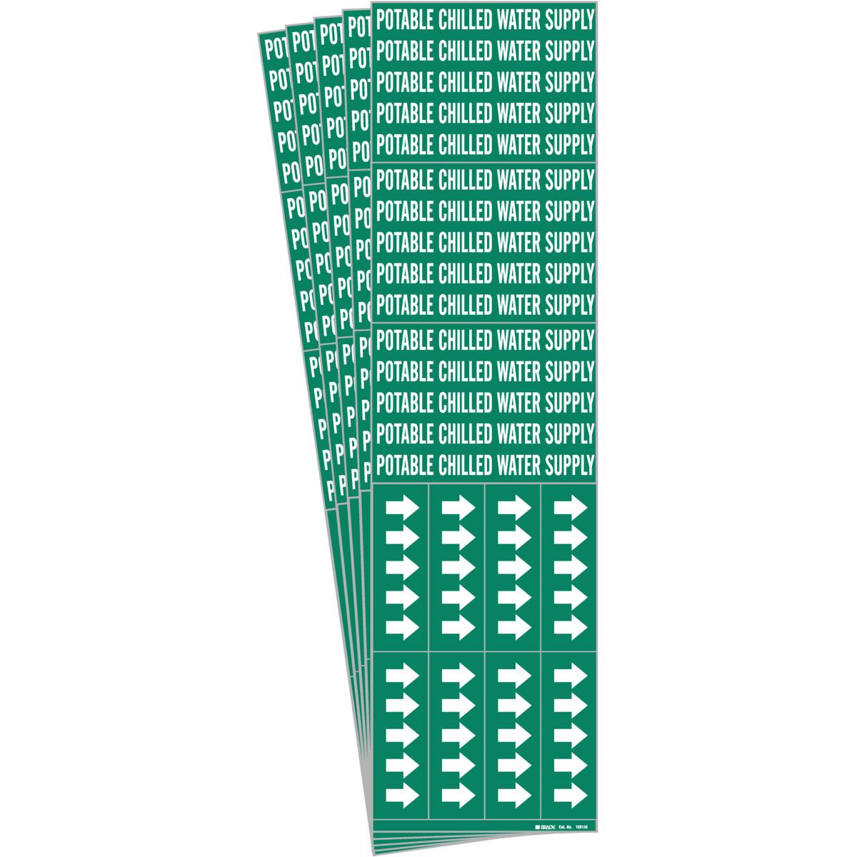 Brady® 7415-4-PK Pipe Markers