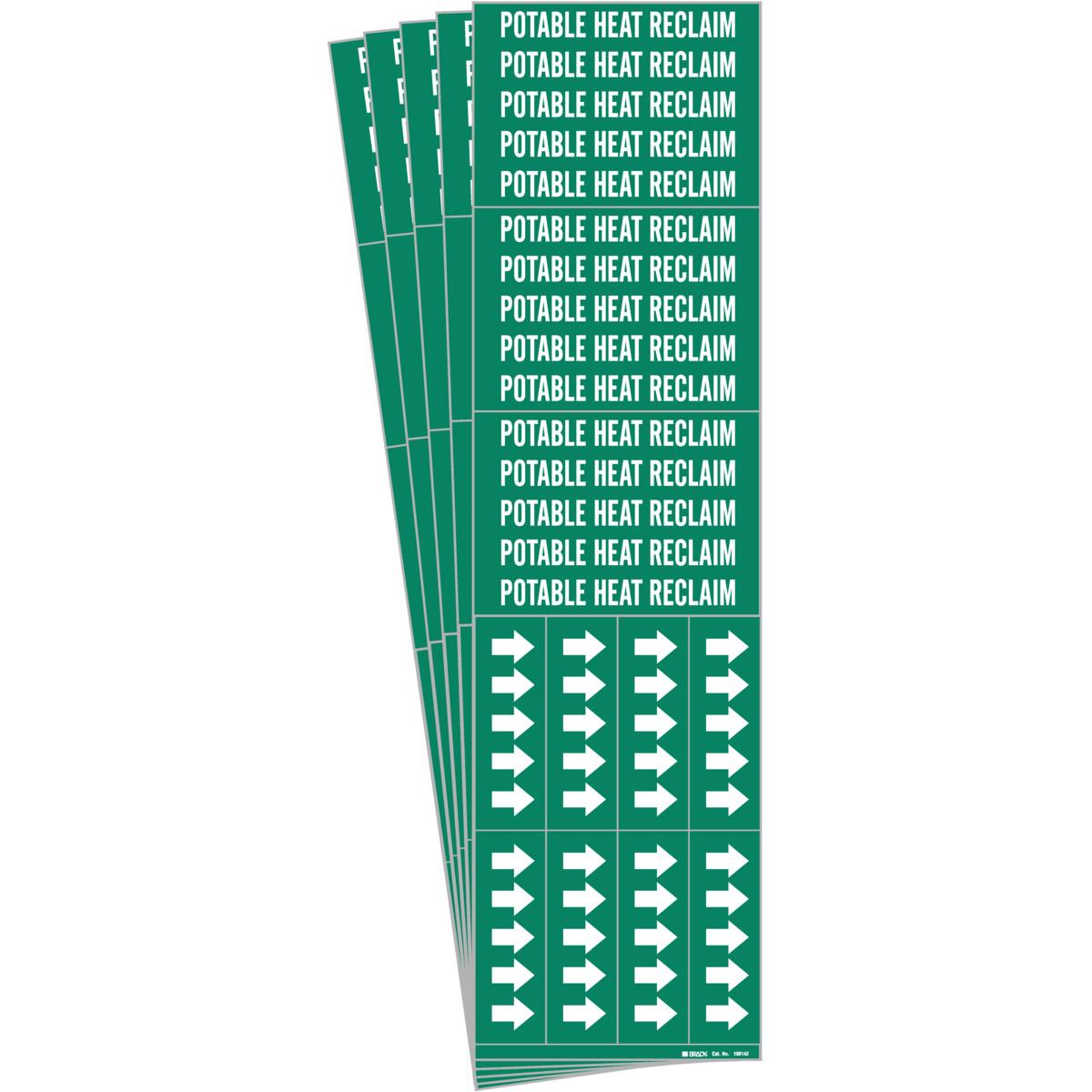 Brady® 7365-4-PK Pipe Markers