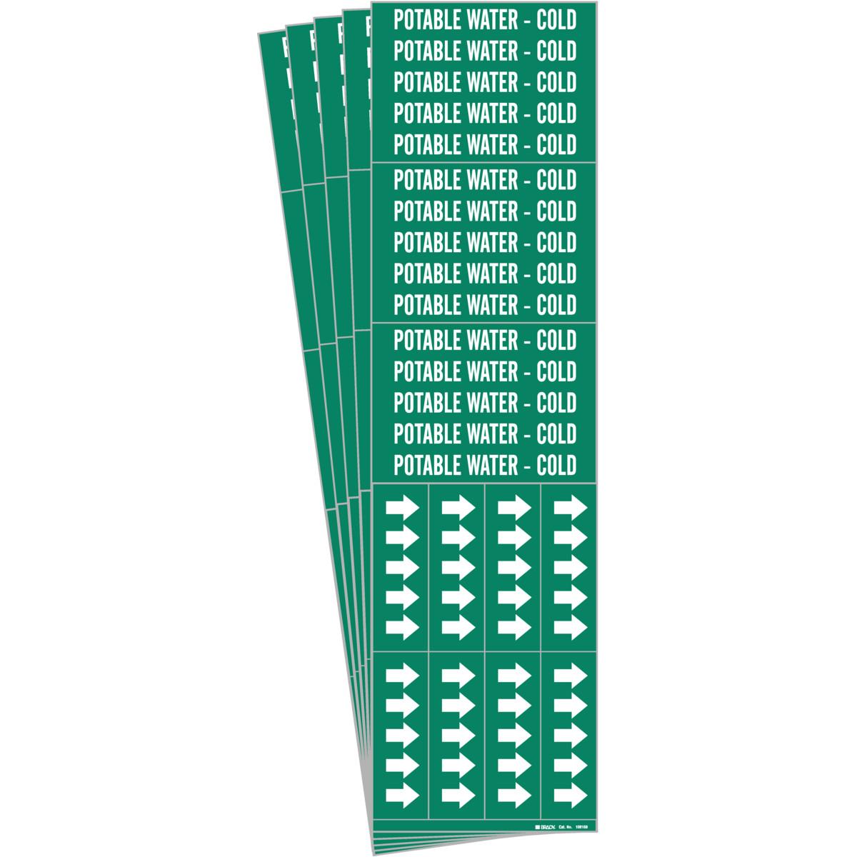 Brady® 7109-3C-PK Pipe Markers