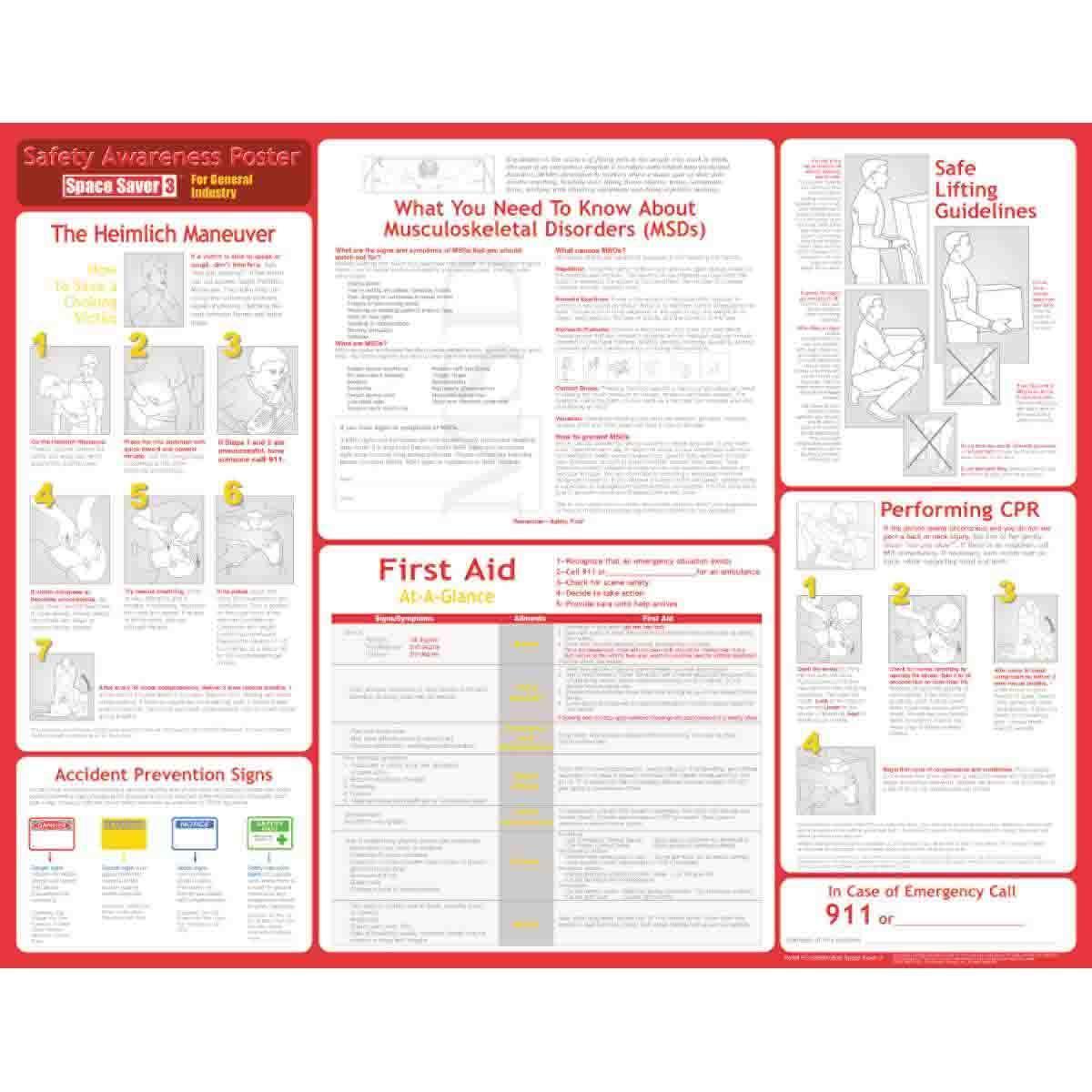 Brady® 106435 Safety Info Centers & Posters