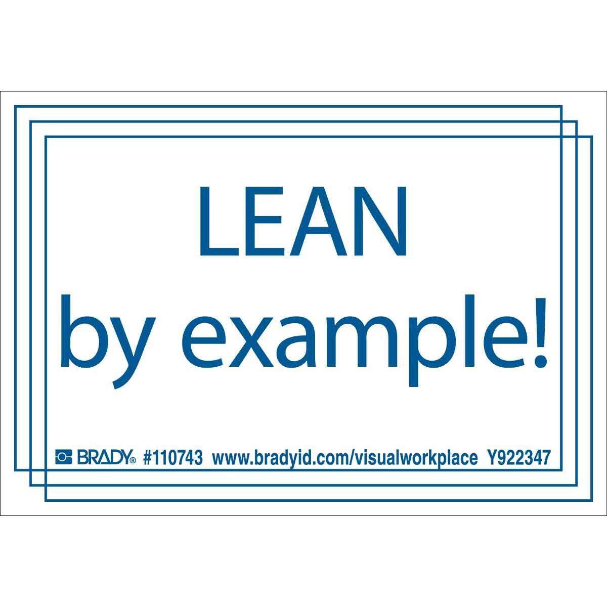 Brady® 110743 Safety & Facility Labels
