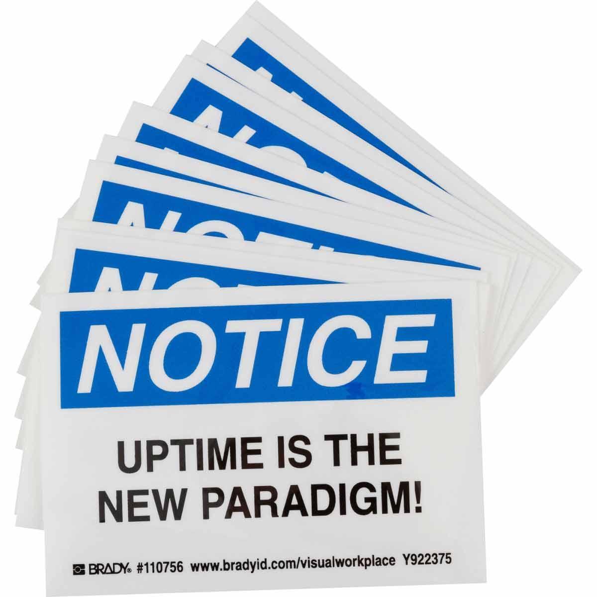 Brady® 110756 Safety & Facility Labels