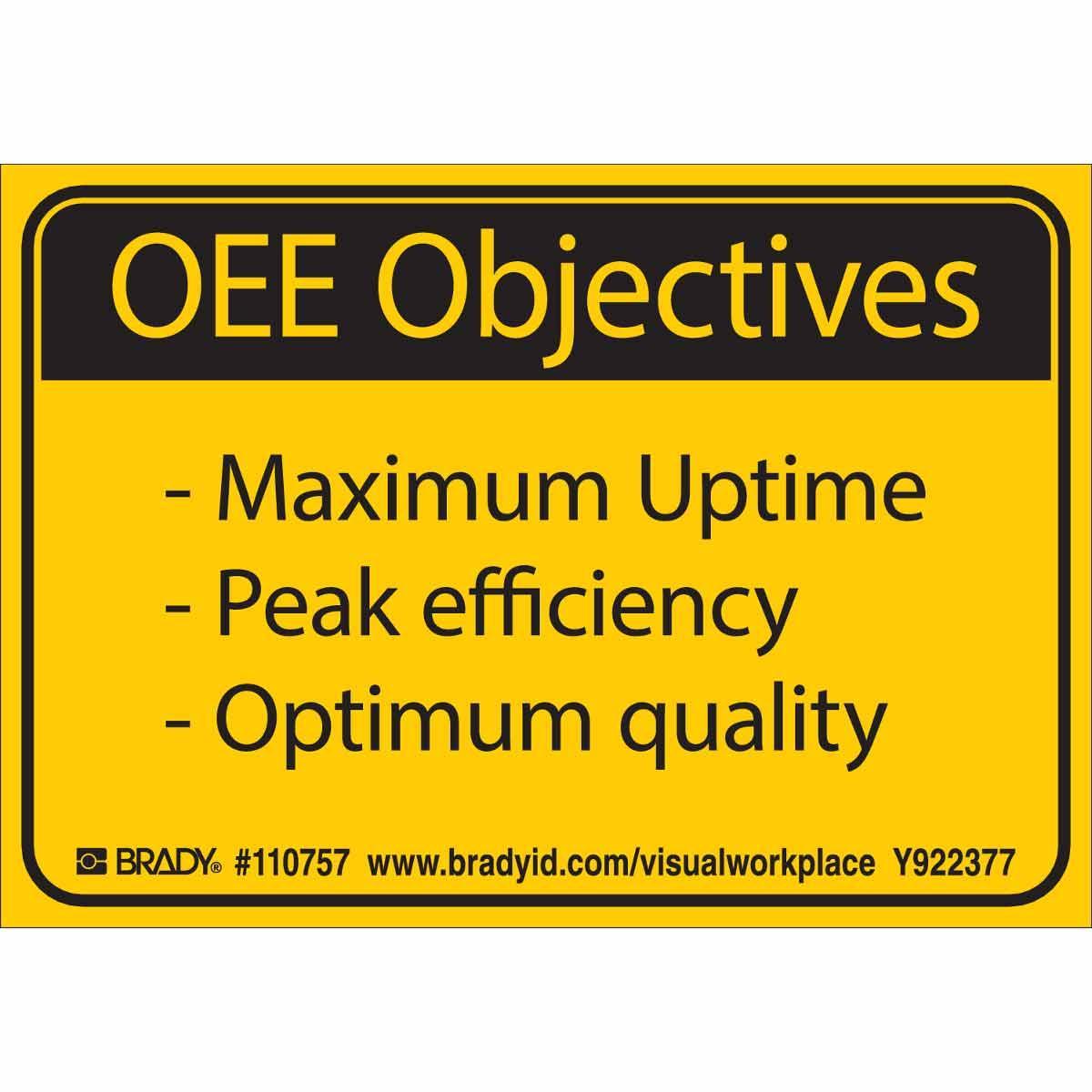Brady® 110757 Safety & Facility Labels