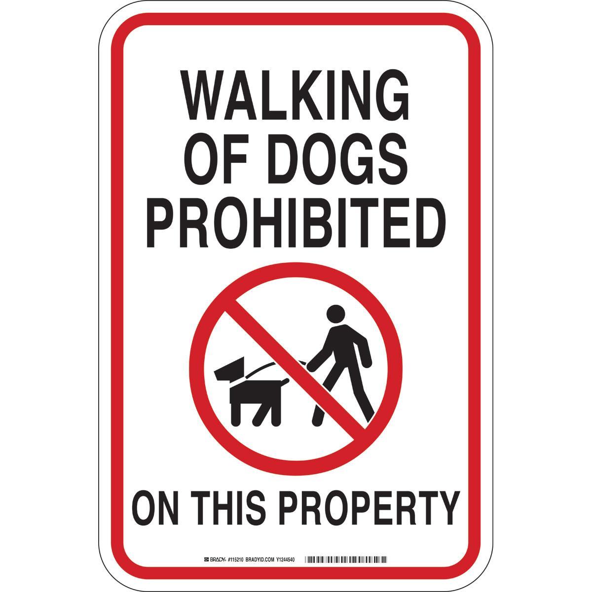 Brady® 115210 Access & Security Signs