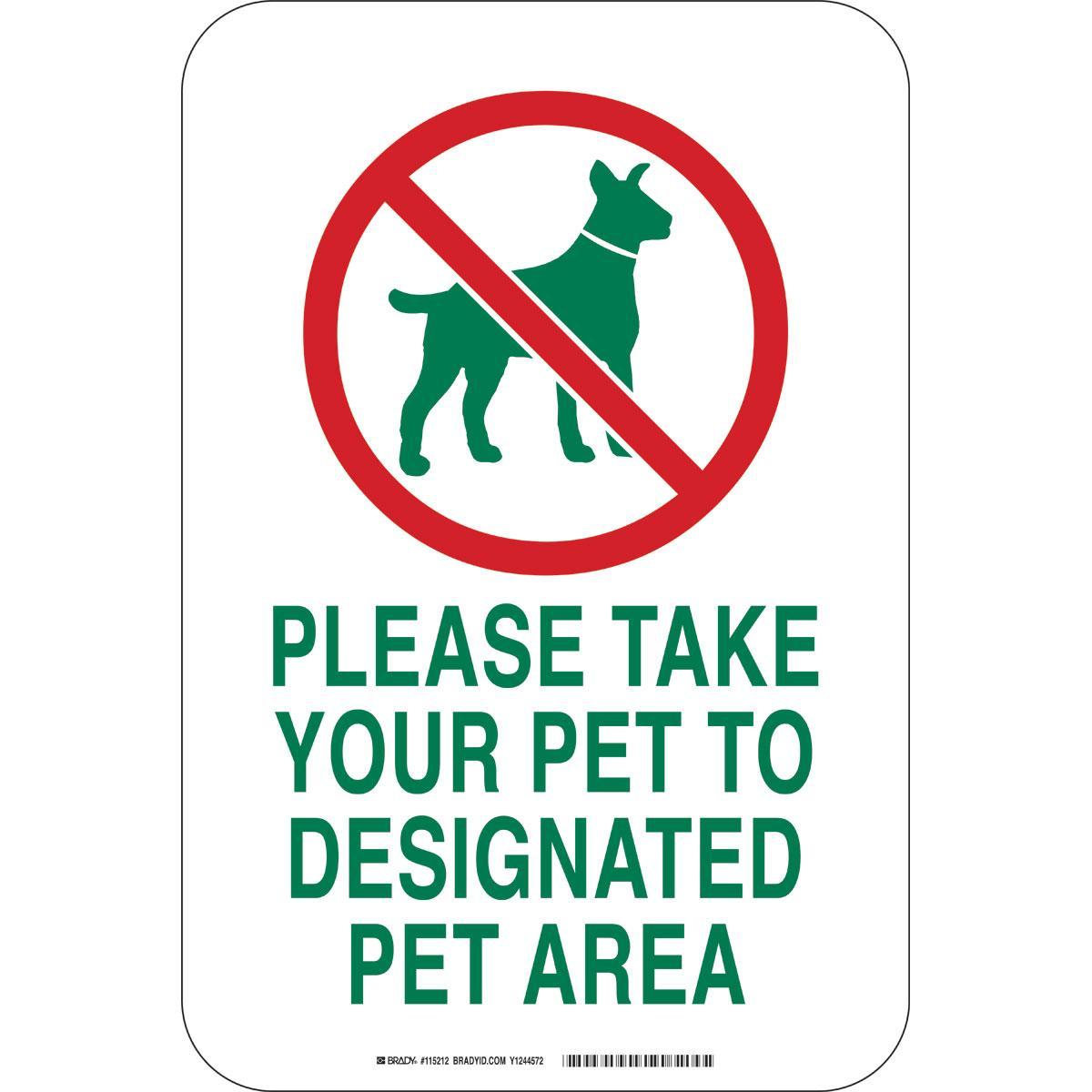 Brady® 115212 Office & Facility Signs