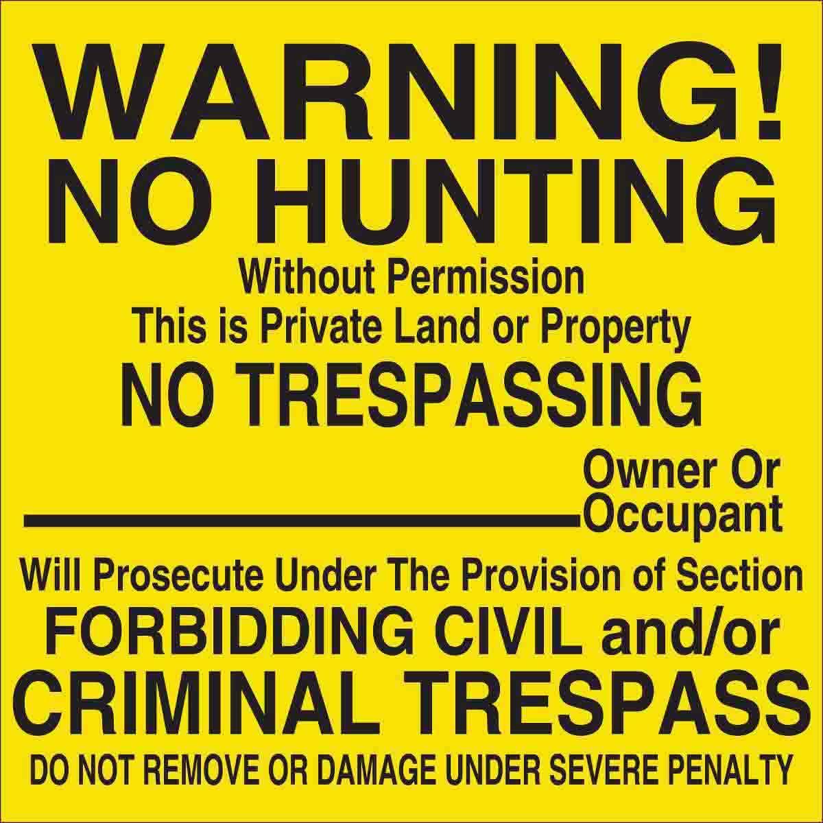 Brady® 115621 Access & Security Signs