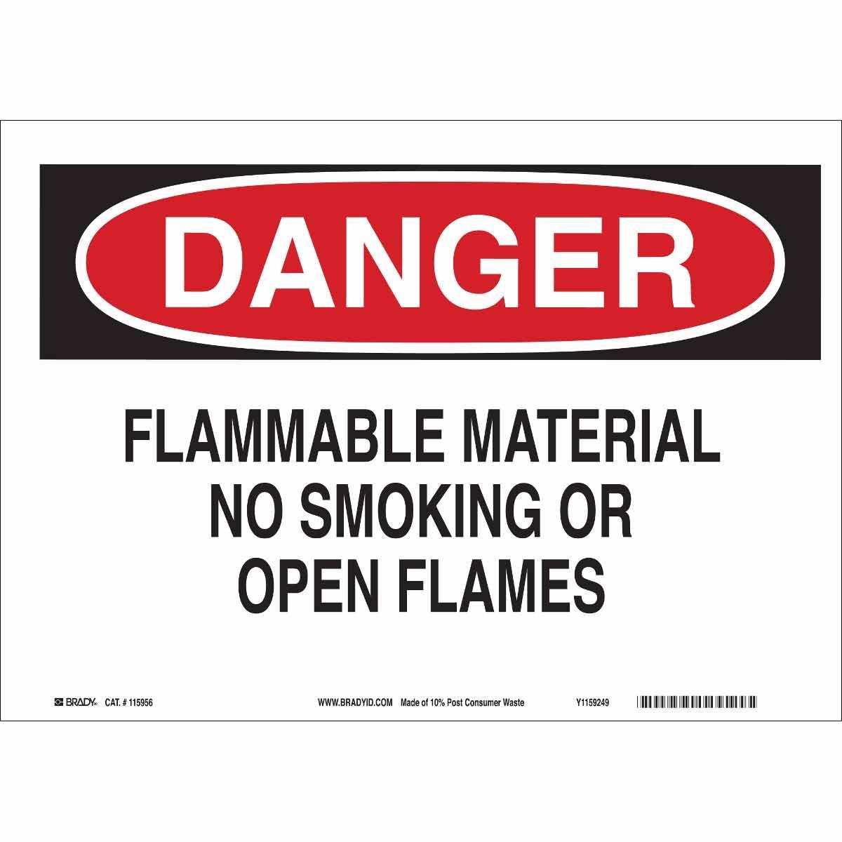 Brady® 115956 No Smoking & Restricted Activity Signs