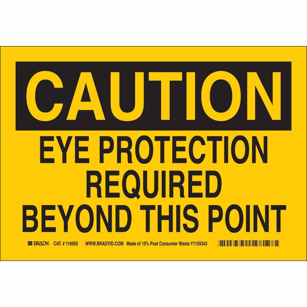 Brady® 116215 Accident Prevention Signs