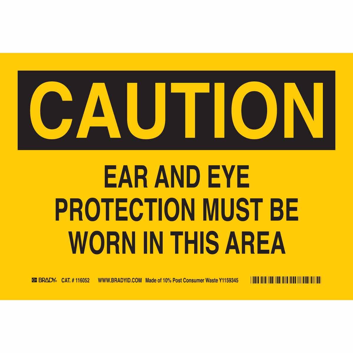 Brady® 116216 Accident Prevention Signs