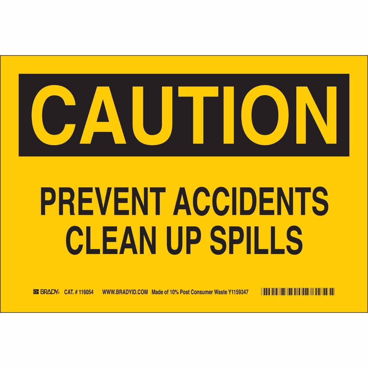 Brady® 116219 Accident Prevention Signs