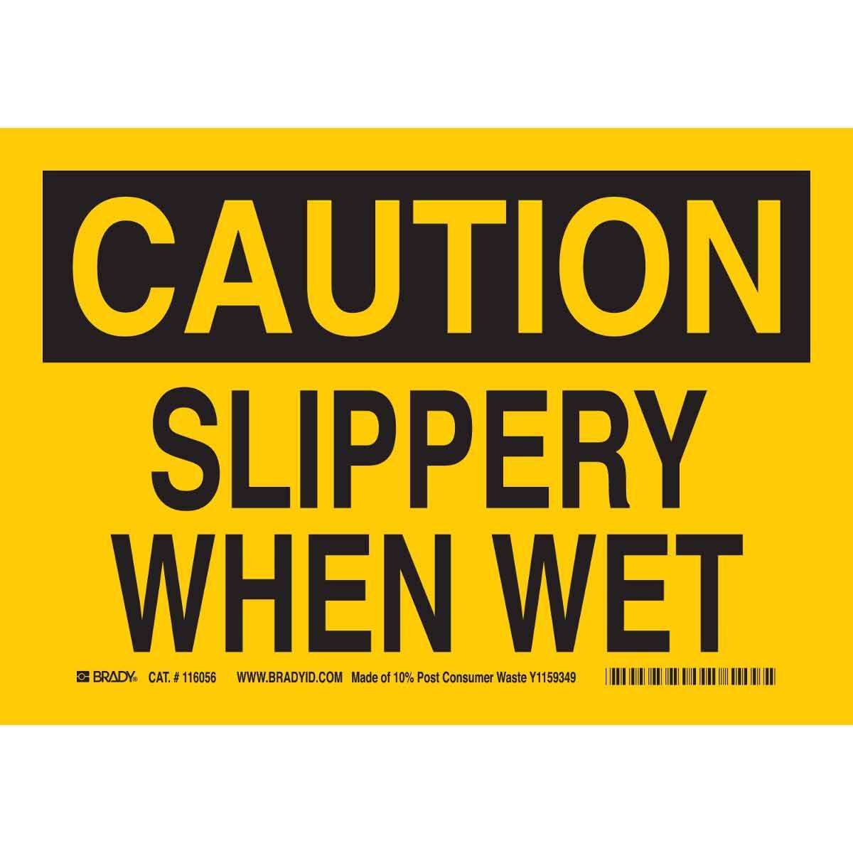 Brady® 116057 Accident Prevention Signs