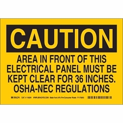 Brady® 116071 Accident Prevention Signs