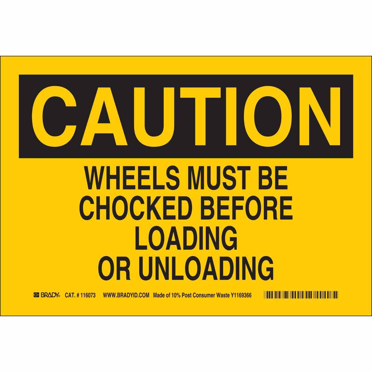 Brady® 116072 Accident Prevention Signs