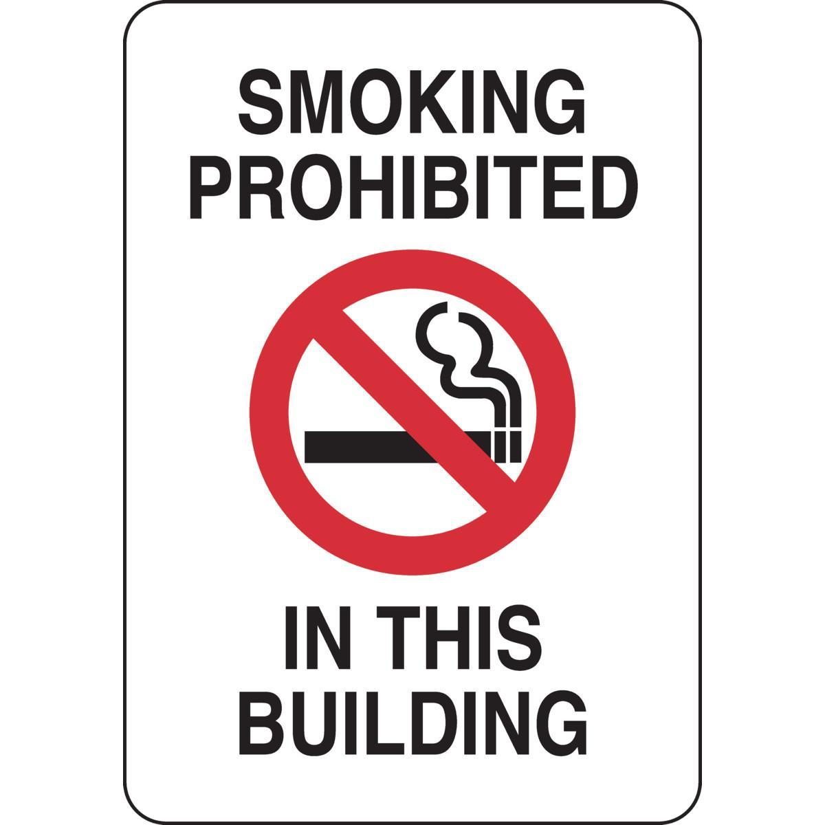 Brady® 116092 No Smoking & Restricted Activity Signs