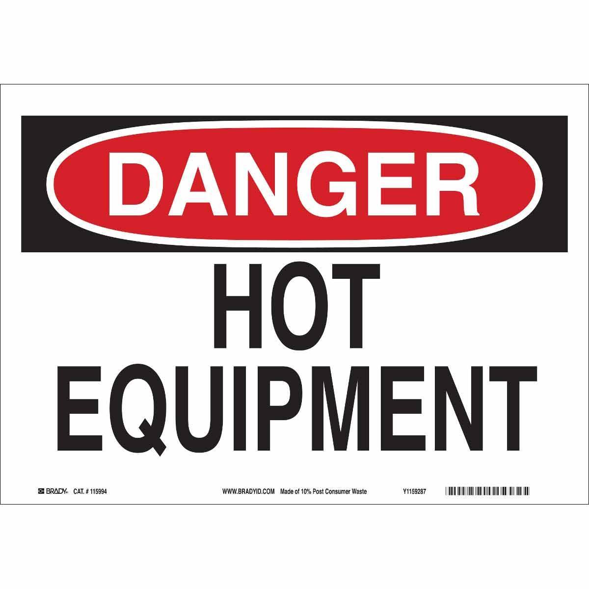 Brady® 116158 Accident Prevention Signs