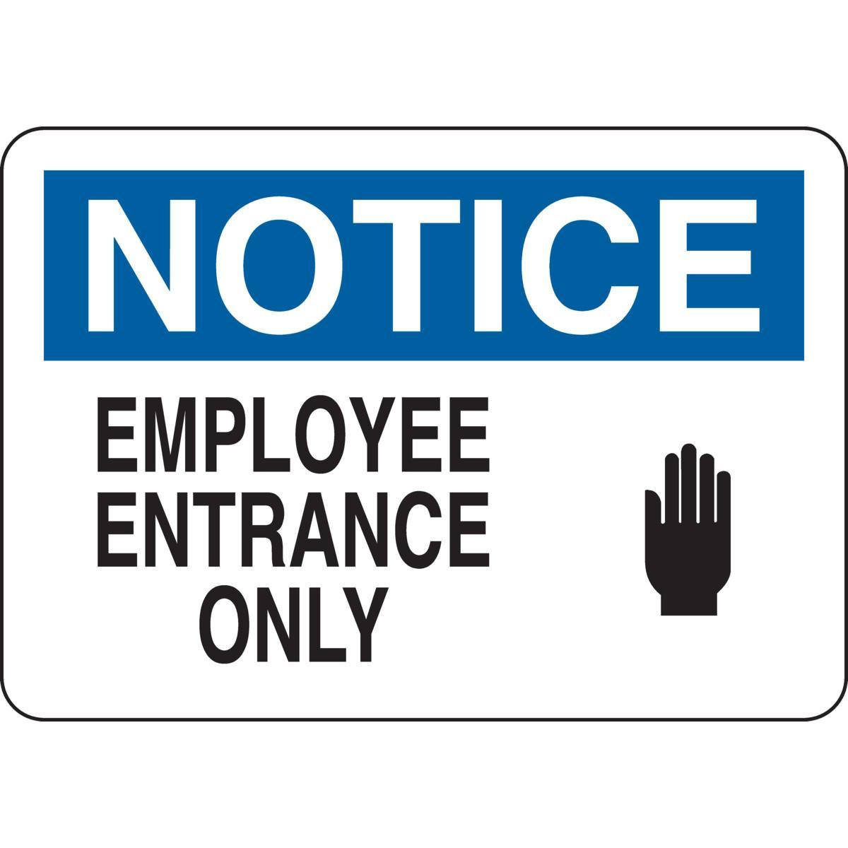 Brady® 116198 Access & Security Signs