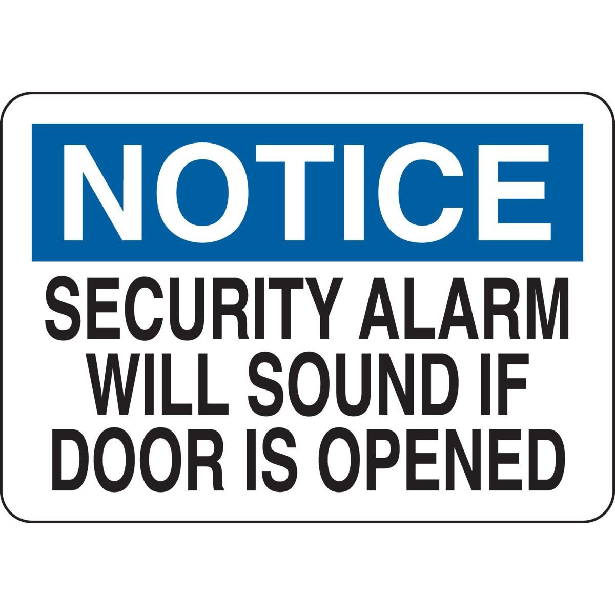 Brady® 116201 Access & Security Signs