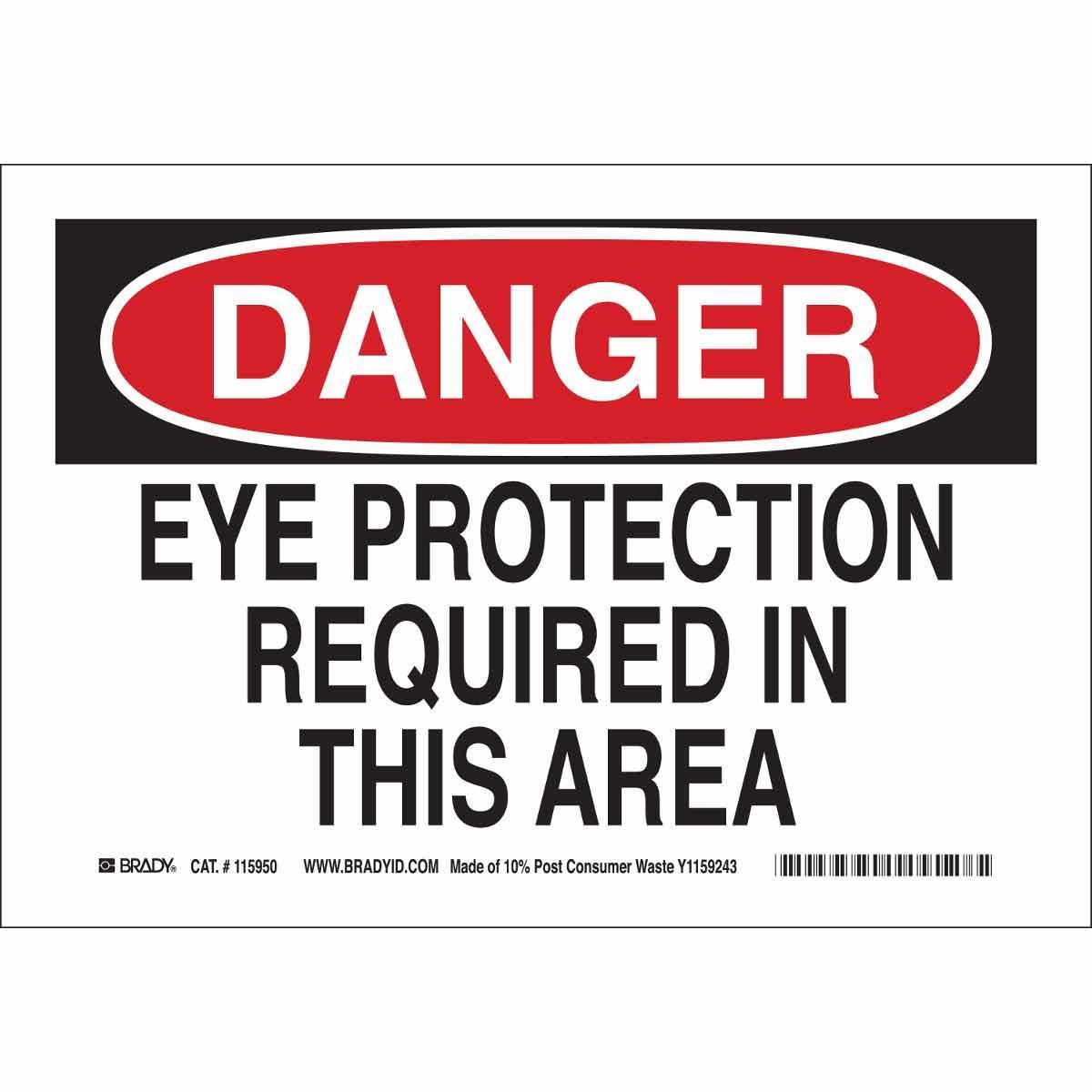 Brady® 118171 Accident Prevention Signs