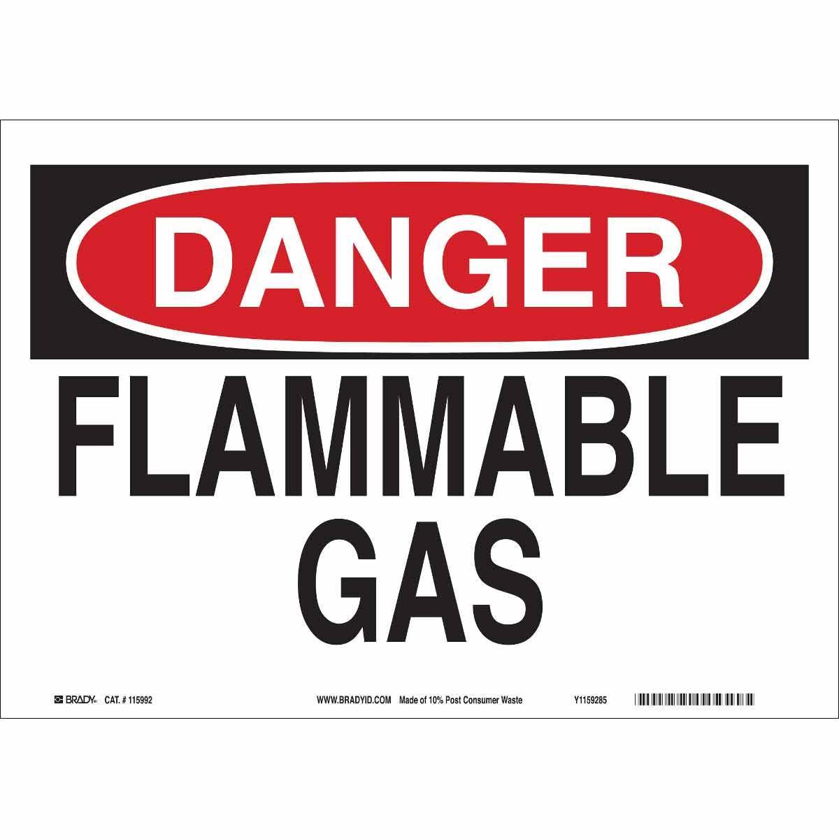 Brady® 115993 Chemical & Hazardous Material Signs