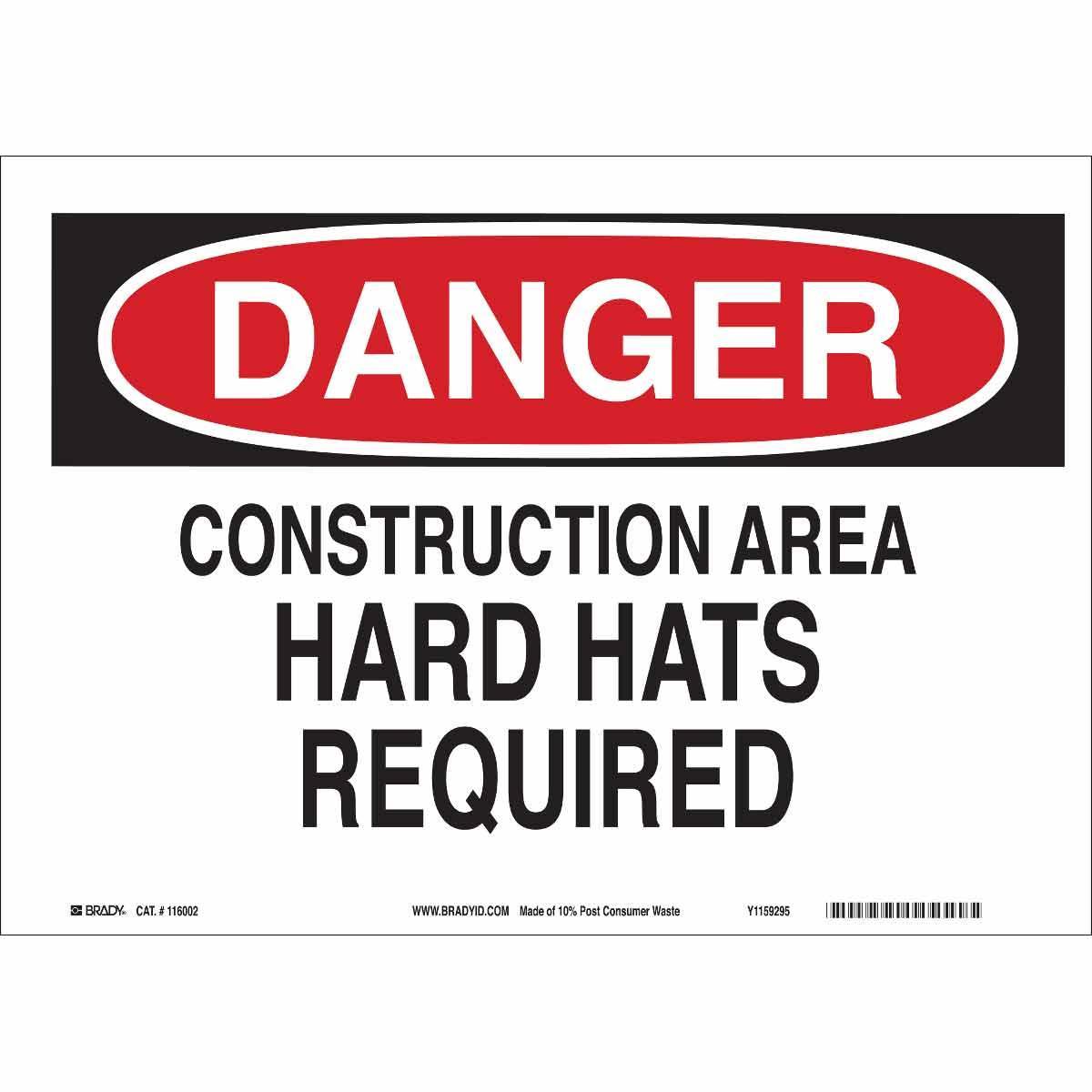 Brady® 116002 Accident Prevention Signs