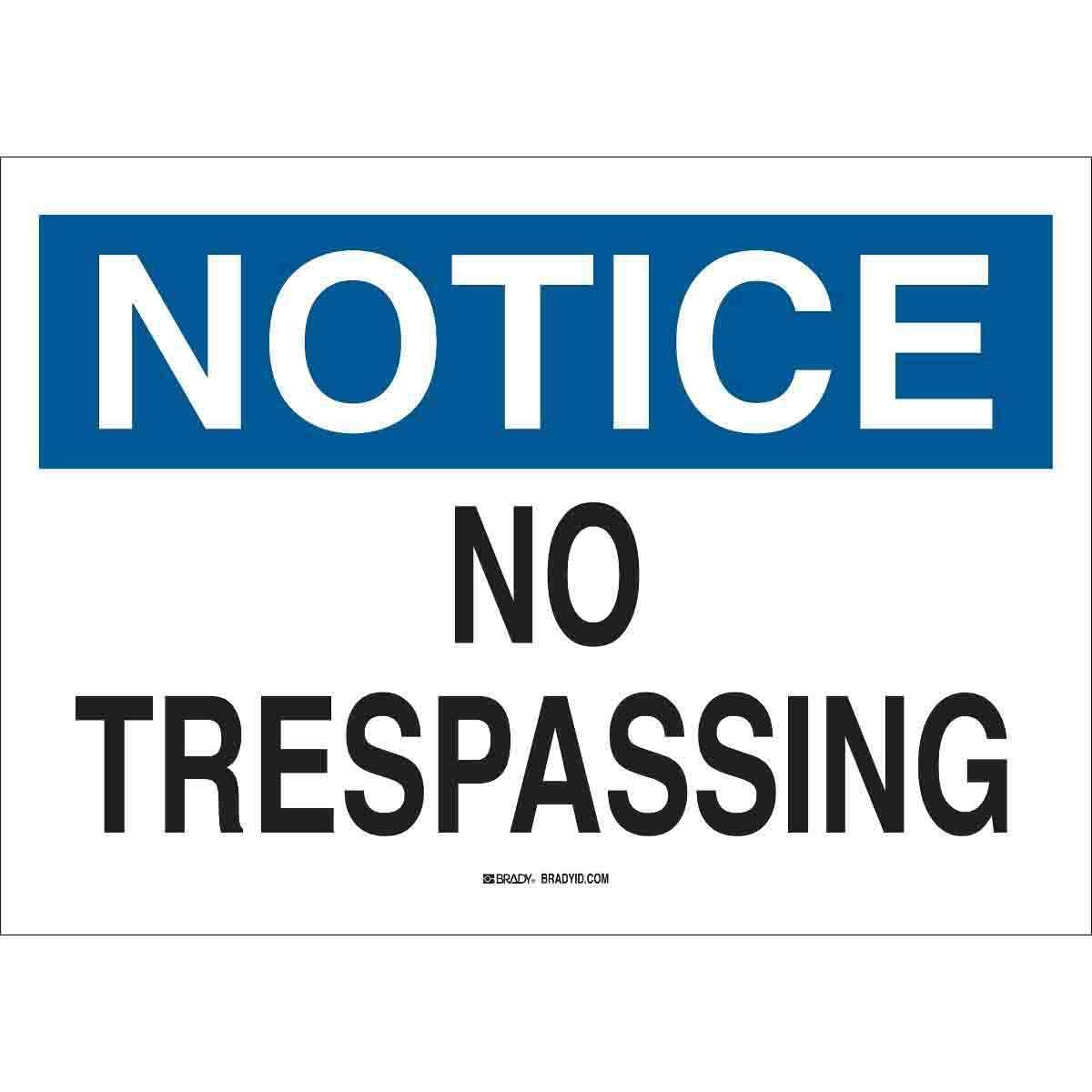 Brady® 116203 Access & Security Signs