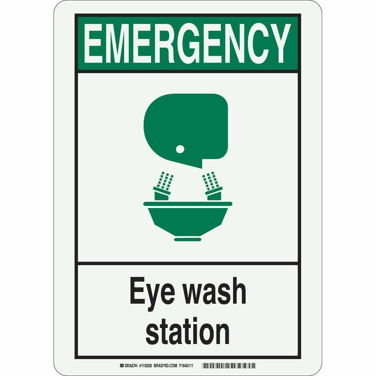 Brady® 119200 Fire, Emergency, Exit & First Aid Signs