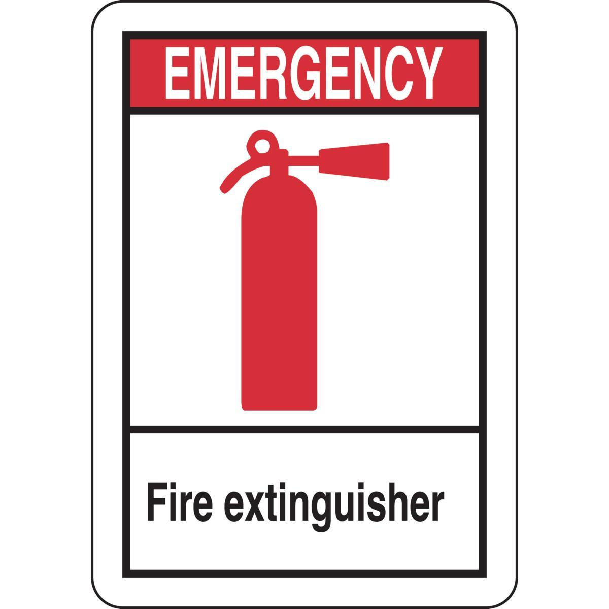 Brady® 119231 Fire, Emergency, Exit & First Aid Signs