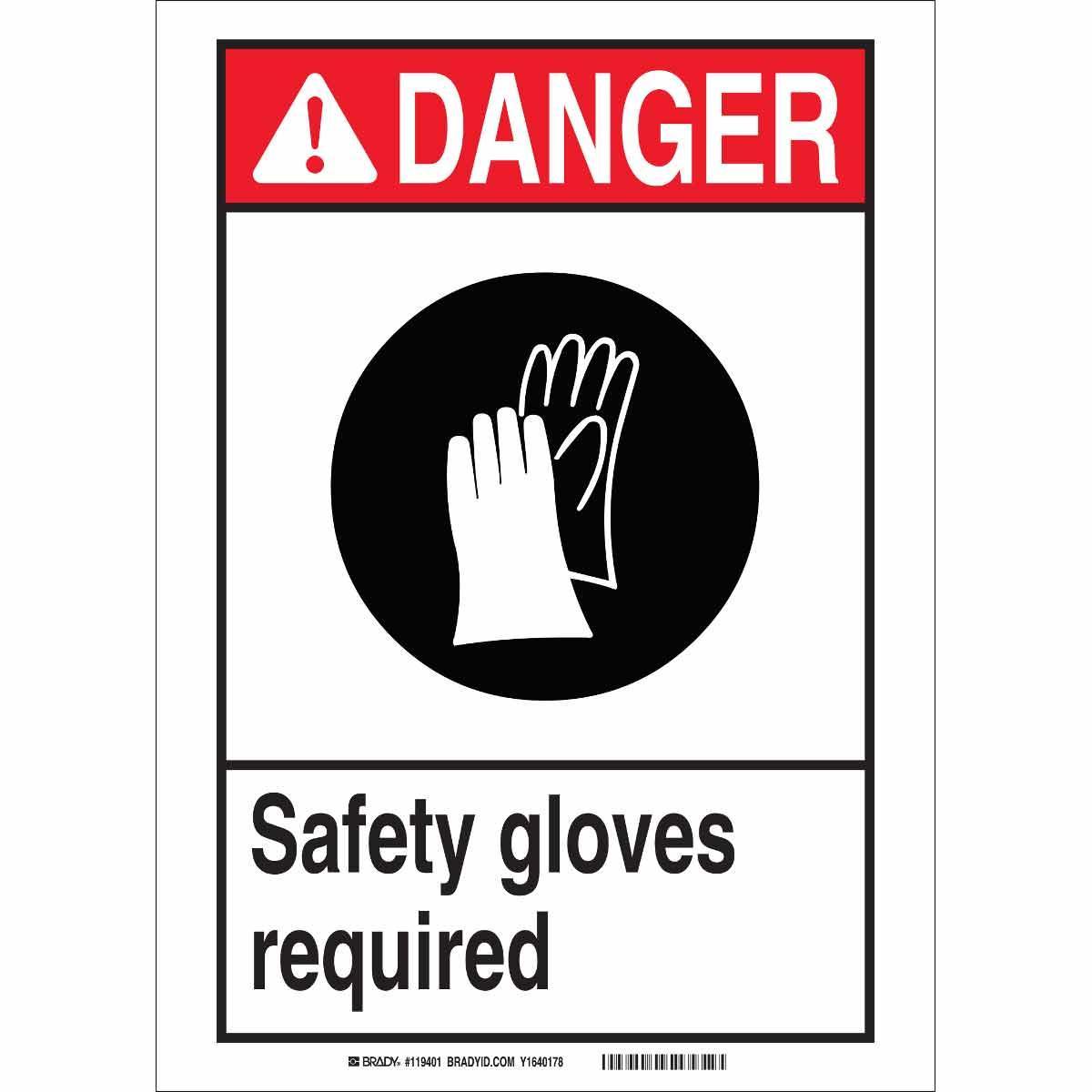 Brady® 119410 Accident Prevention Signs