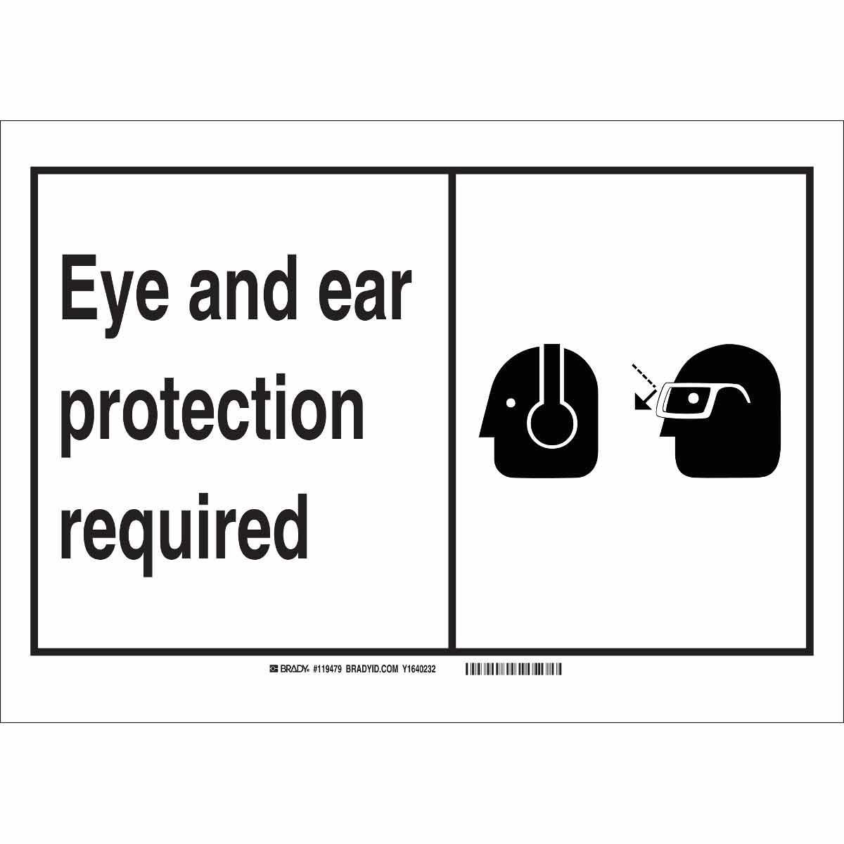 Brady® 119480 Accident Prevention Signs