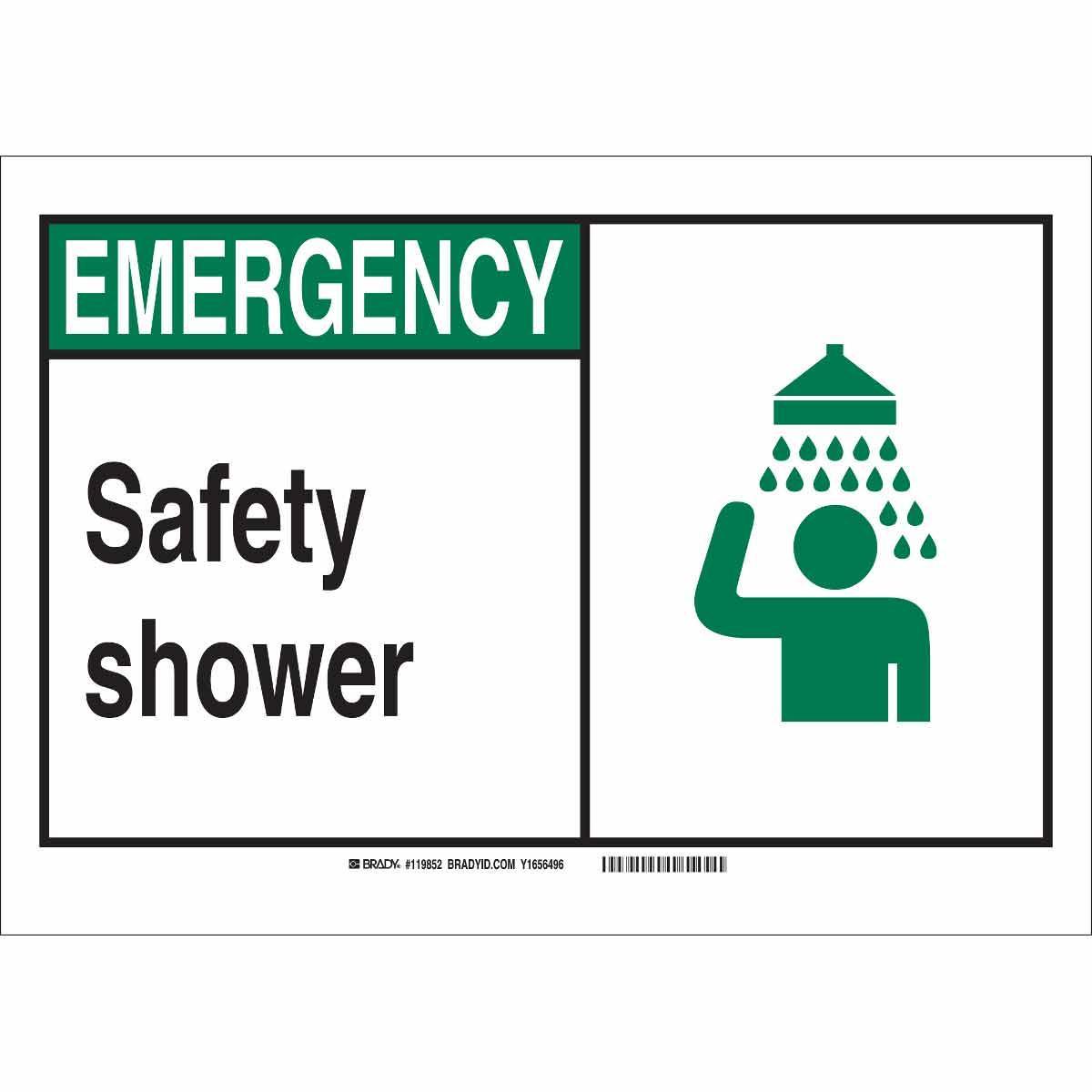 Brady® 119710 Fire, Emergency, Exit & First Aid Signs