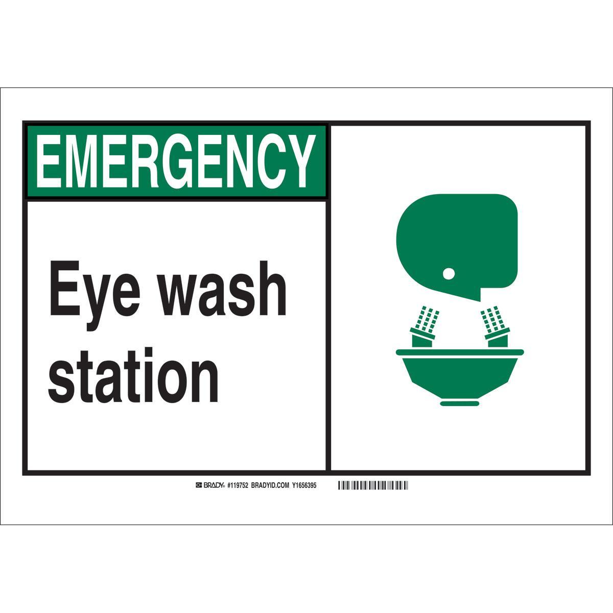 Brady® 119768 Fire, Emergency, Exit & First Aid Signs