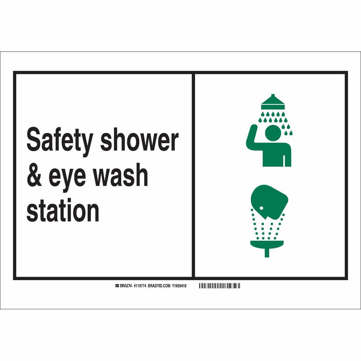 Brady® 119774 Fire, Emergency, Exit & First Aid Signs