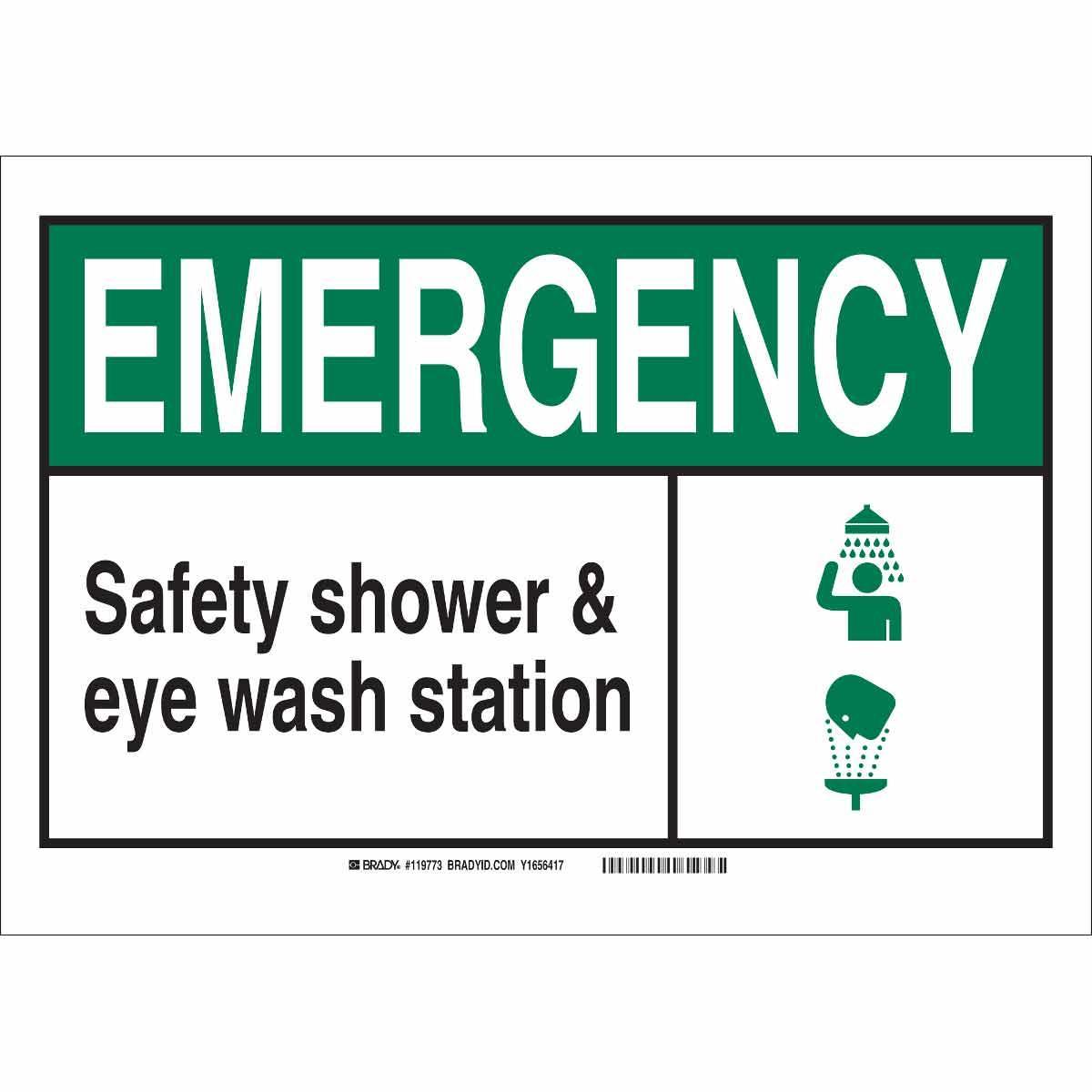 Brady® 120682 Fire, Emergency, Exit & First Aid Signs