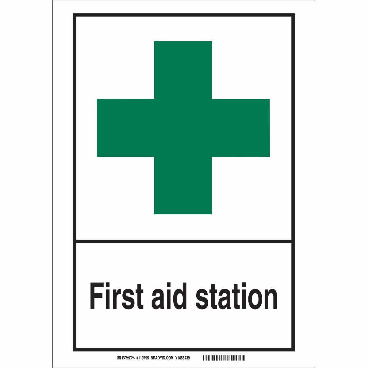 Brady® 120700 Fire, Emergency, Exit & First Aid Signs