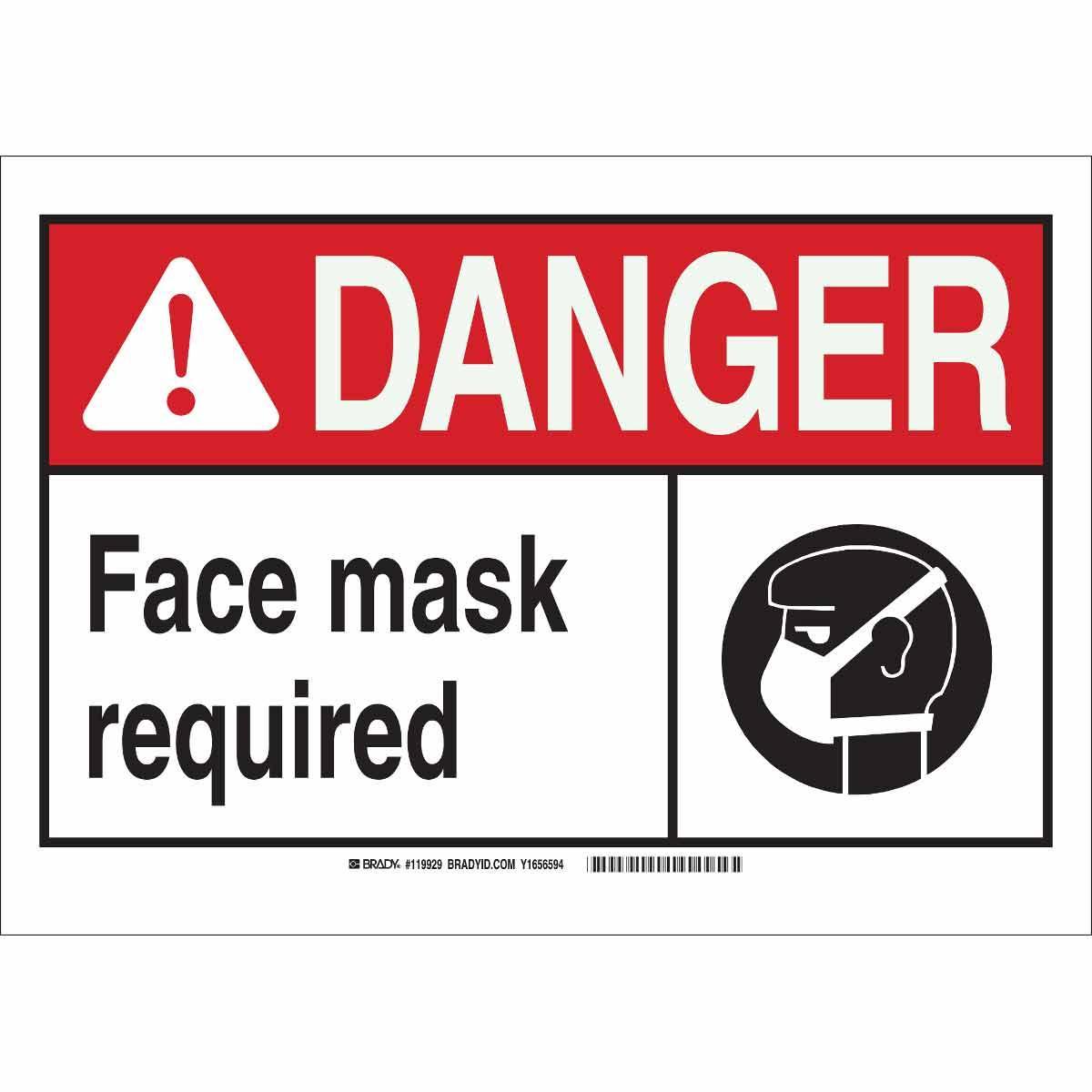 Brady® 119929 Accident Prevention Signs