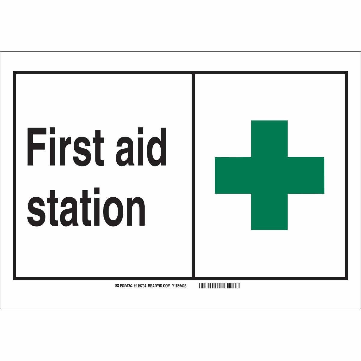 Brady® 120056 Fire, Emergency, Exit & First Aid Signs