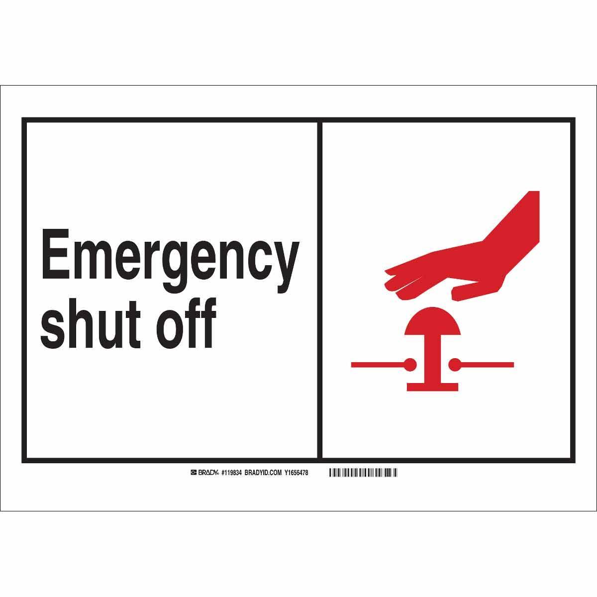 Brady® 120727 Fire, Emergency, Exit & First Aid Signs