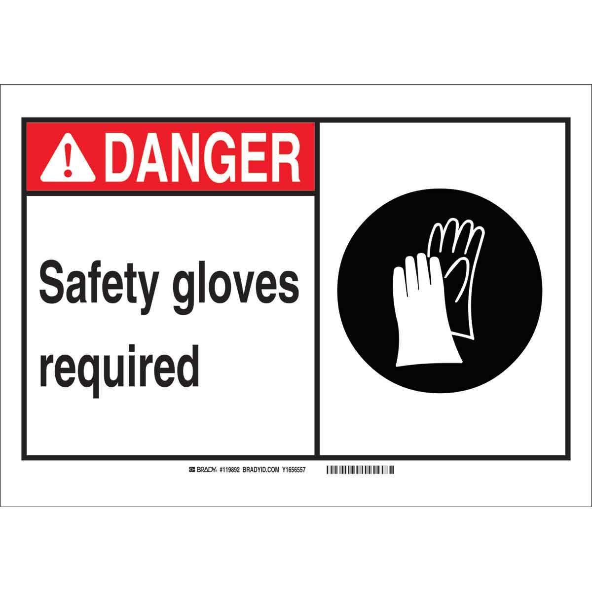 Brady® 120765 Accident Prevention Signs